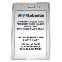 Heavy Duty Proximity Card Holder - 100 pack